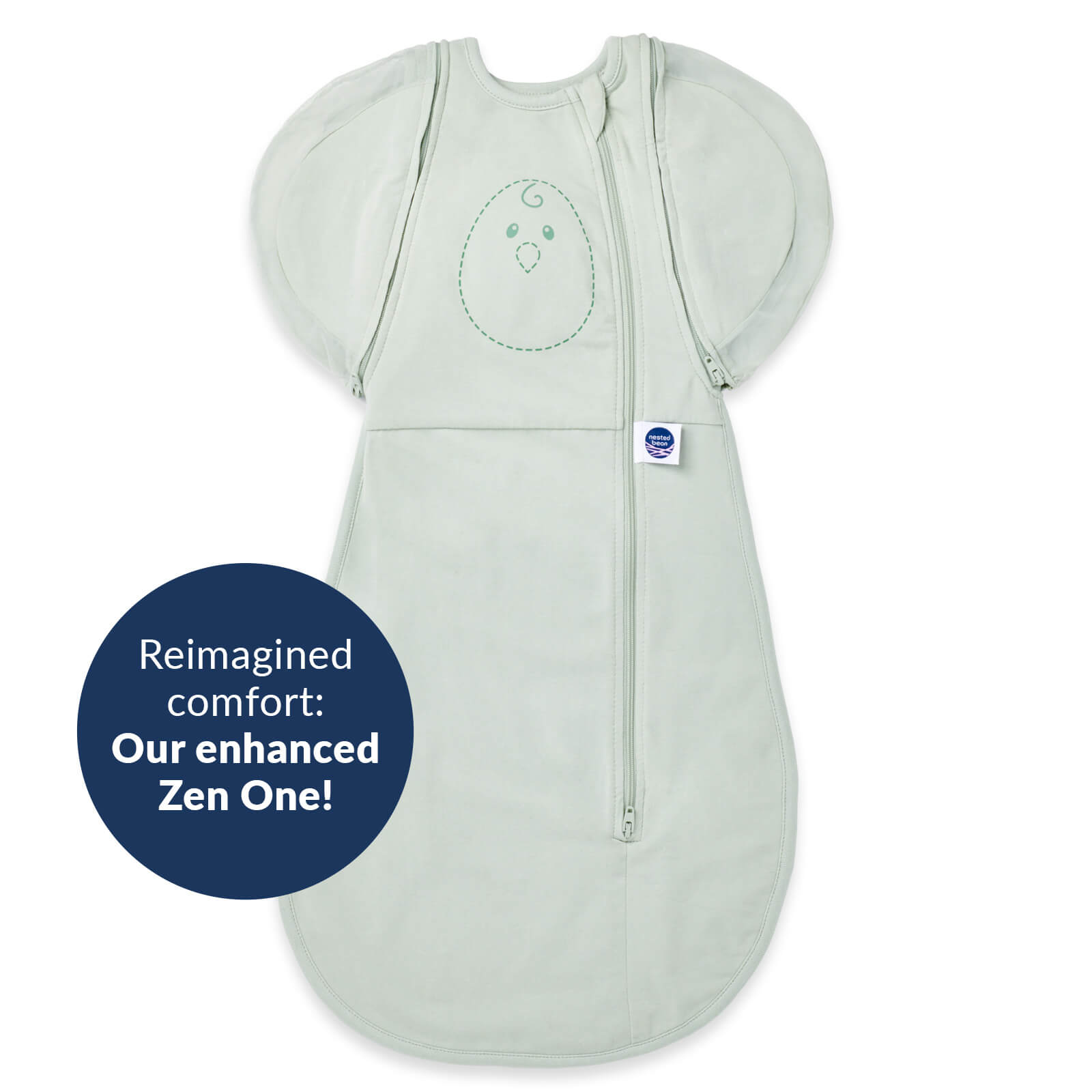 Transitional Swaddle Zen One Classic Swaddle Nested Bean